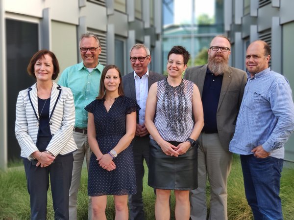 Gruppenbild beim Pressetermin